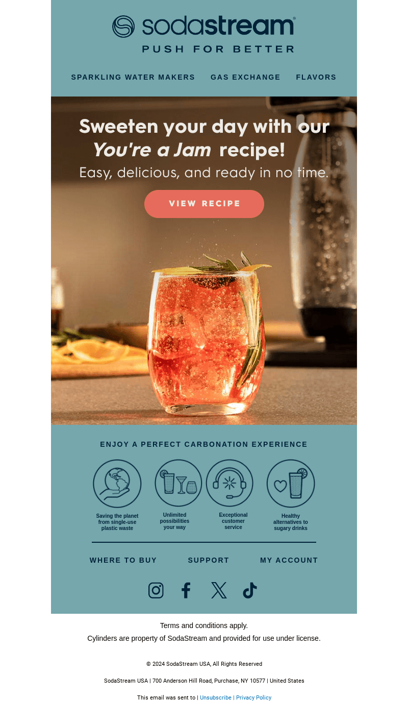 SodaStream email from Wed, Feb 28, 2024