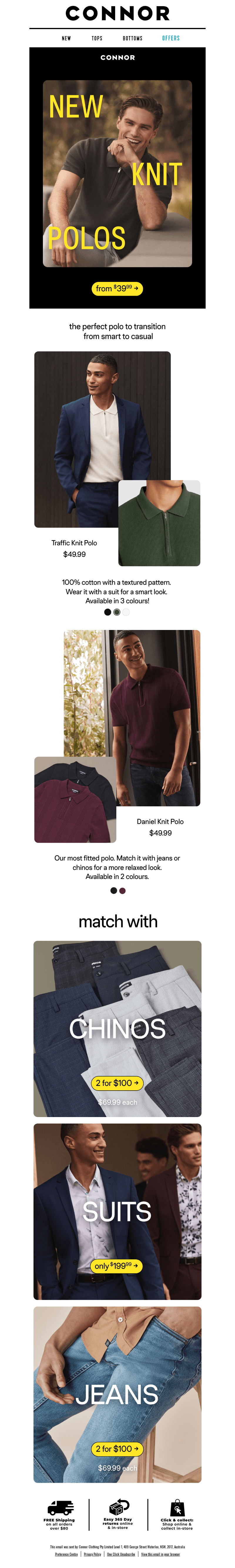 NEW Knit Polos, available now!