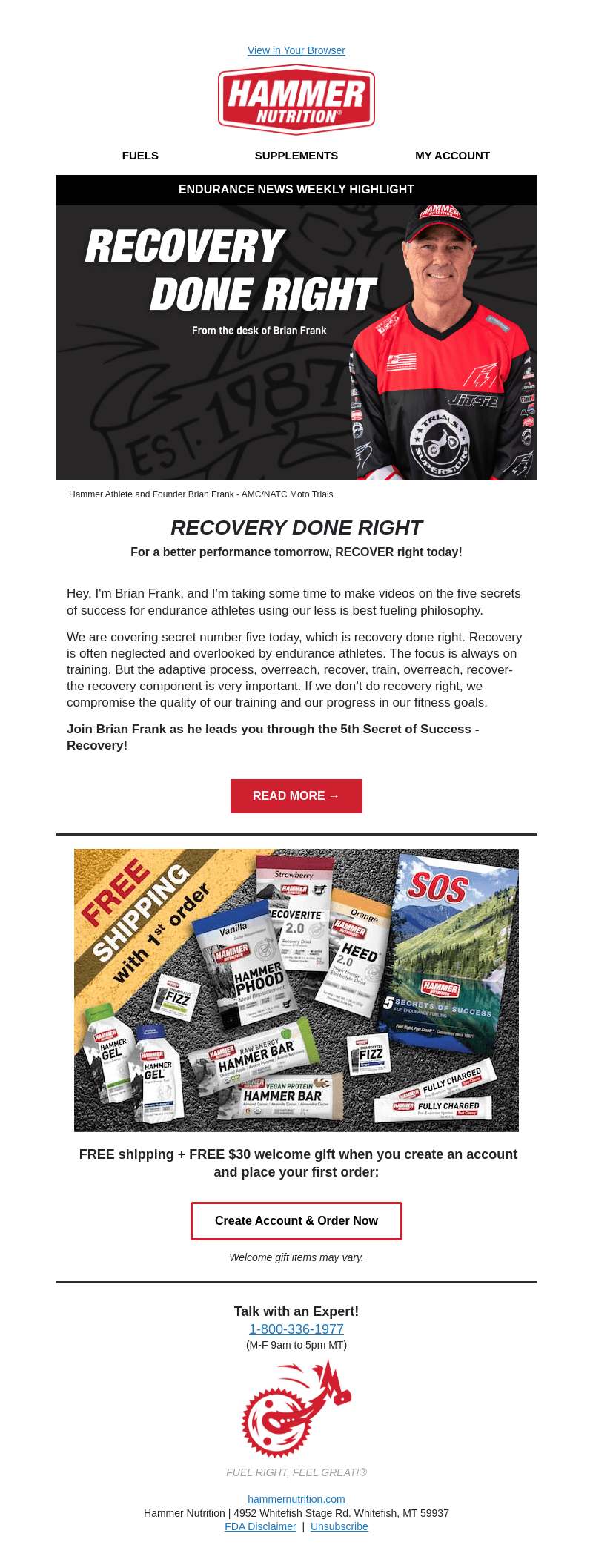 Recovery Done Right