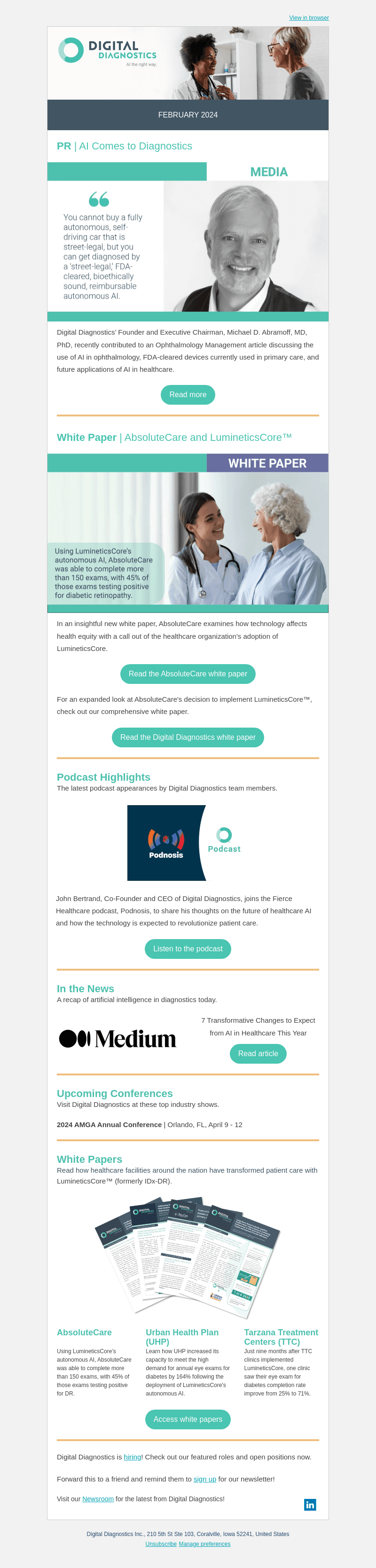 Digital Diagnostics February Newsletter