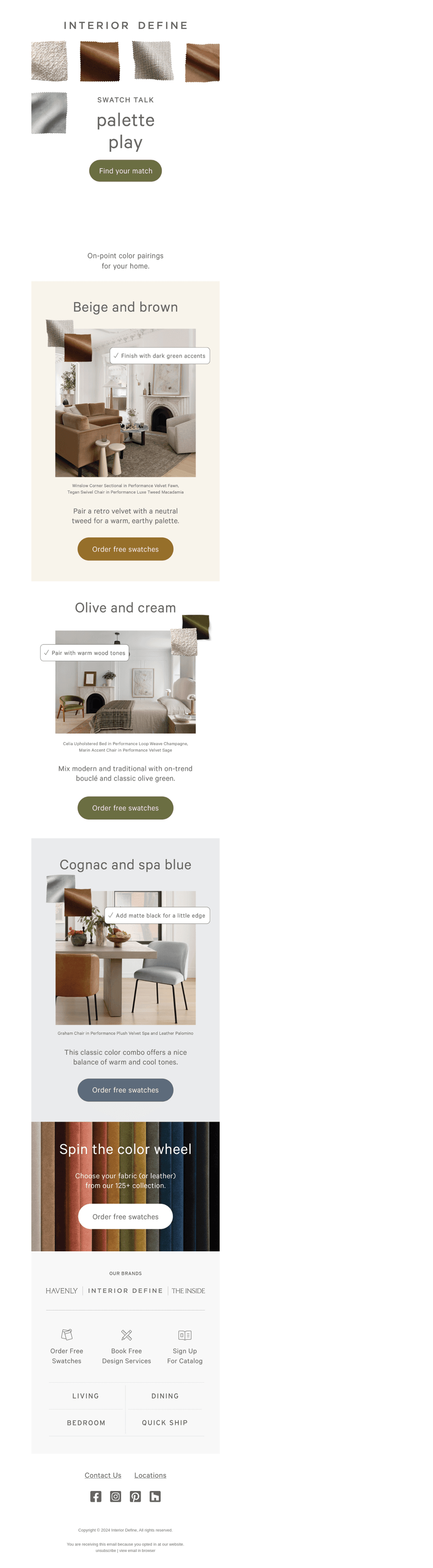 DESIGNER-LOVED COLOR PAIRINGS