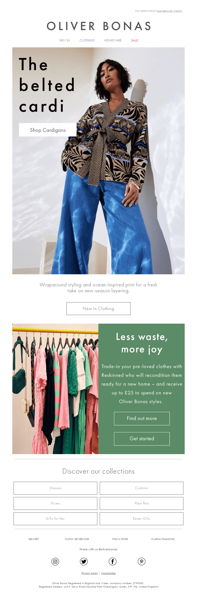 The belted cardi | Spring clear-out​