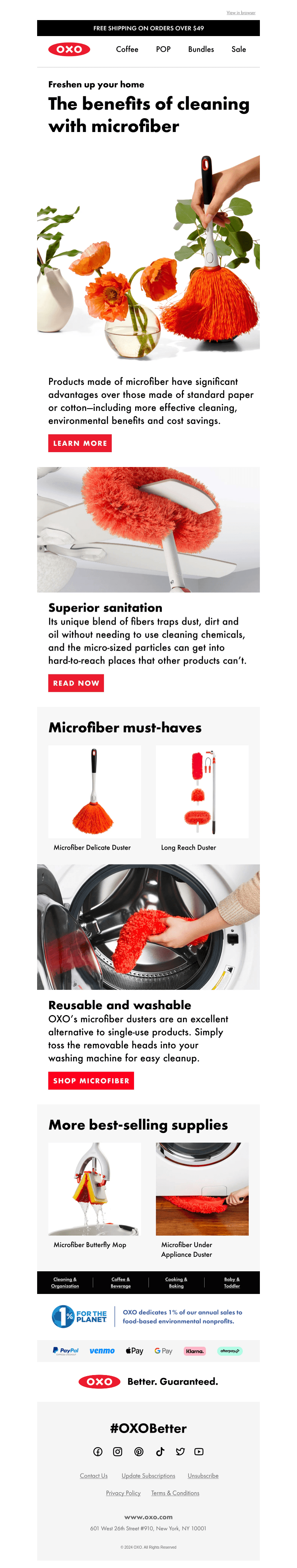 How to spring clean better and save money