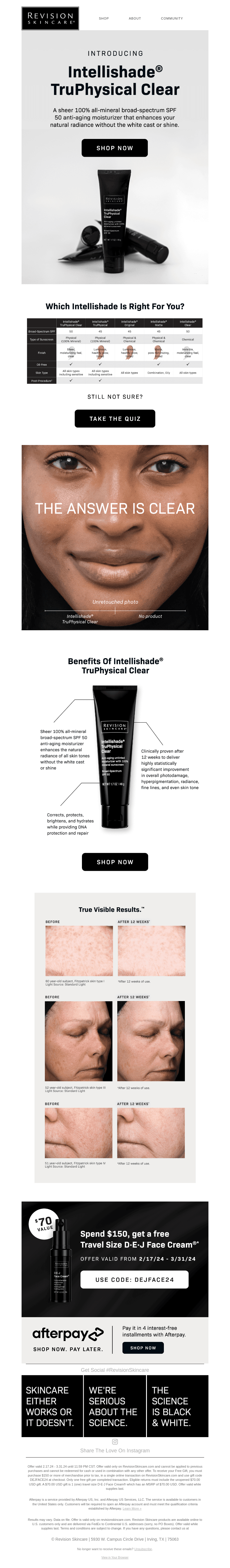 Introducing Intellishade® TruPhysical Clear