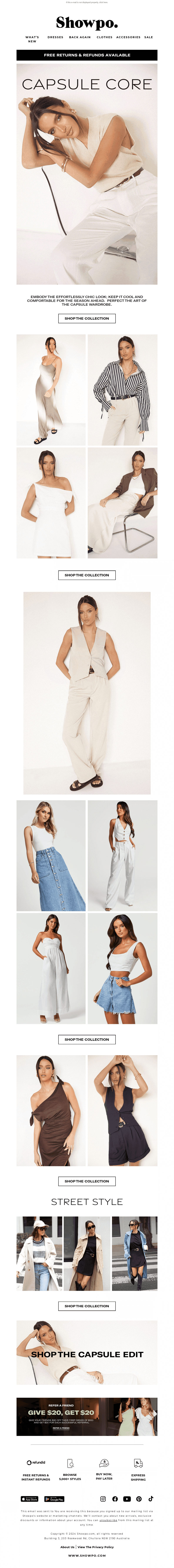 TRENDING NOW: CAPSULE CORE