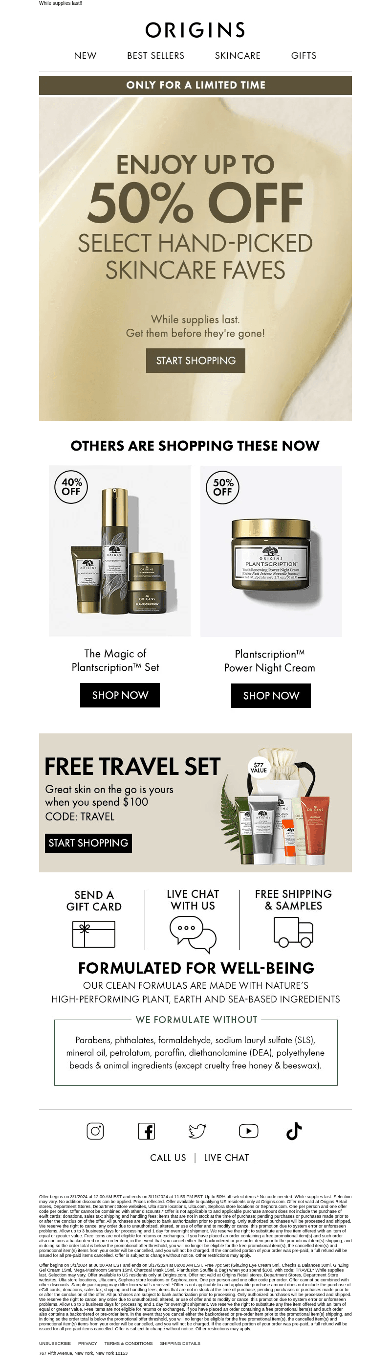 Shop Up To 50% OFF Select Items