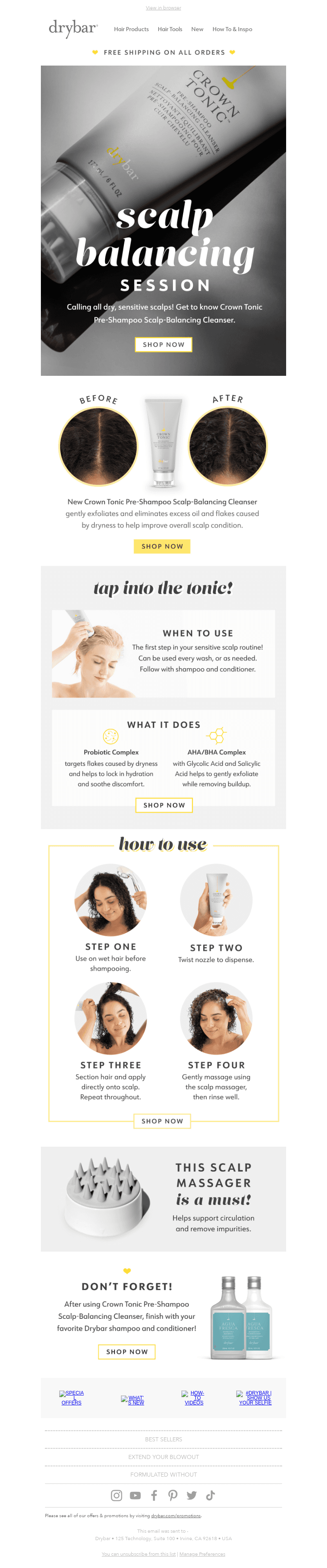 Exfoliate and rehydrate for Spring ☀