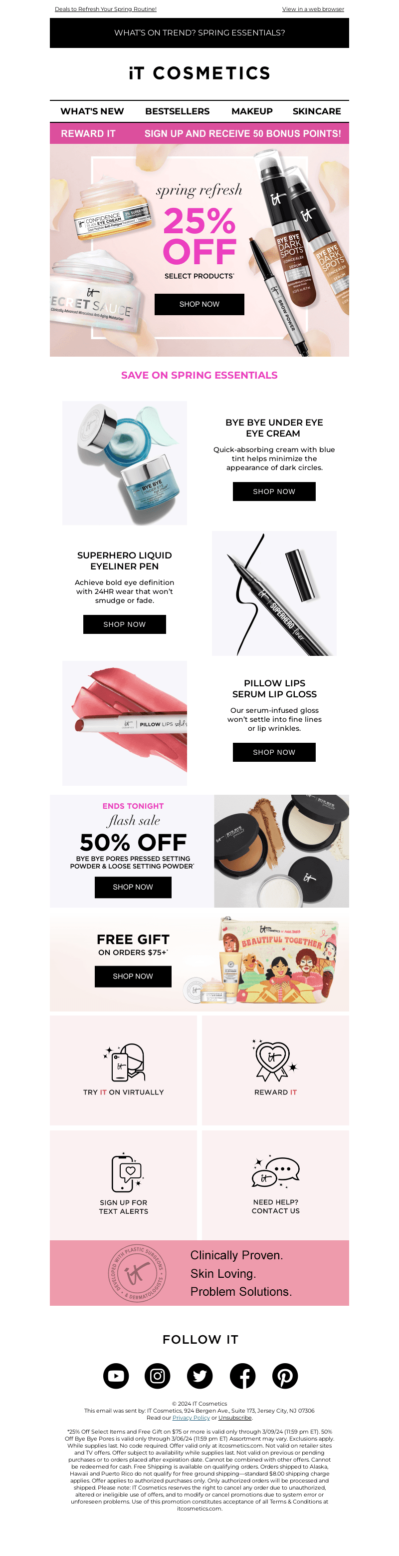 ENDS TONIGHT: 50% OFF Bye Bye Setting Powders