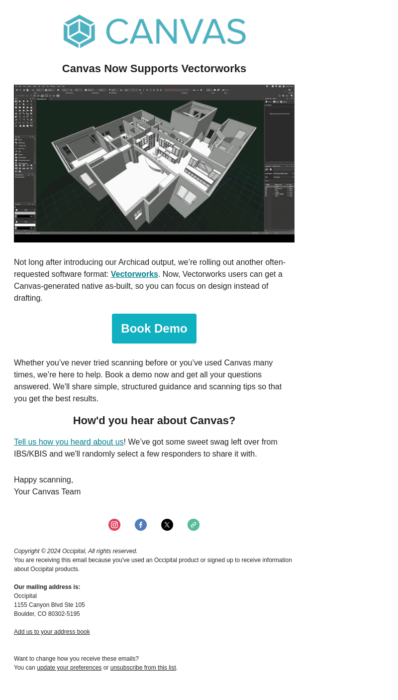 📣  Use Vectorworks? We got you!