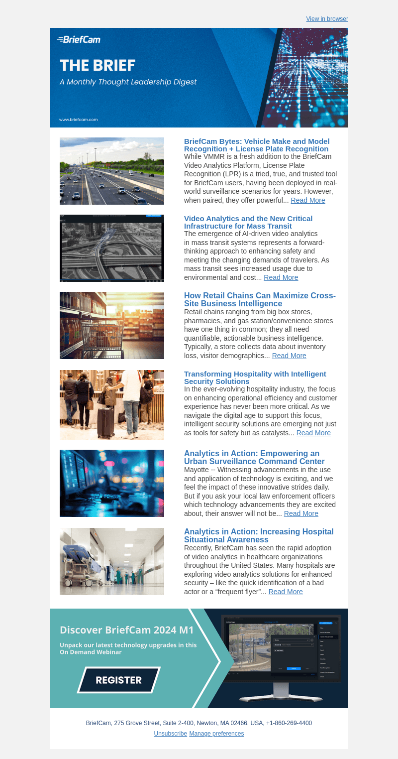 The Brief: Your Monthly Video Analytics Digest