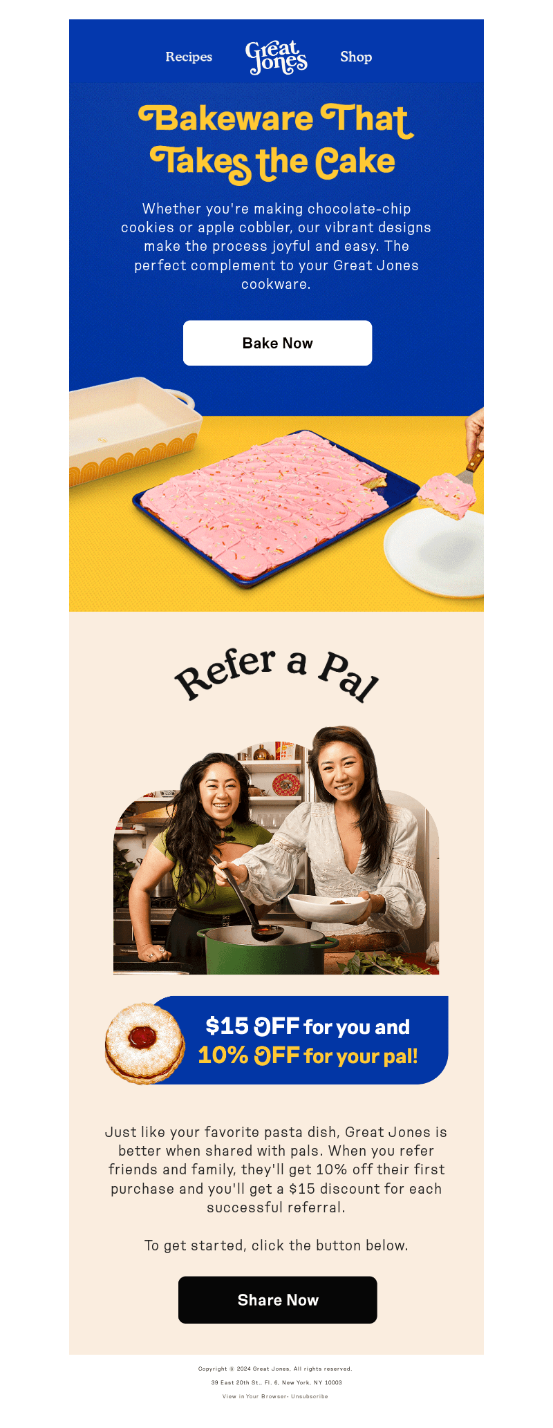 This bakeware takes the cake.