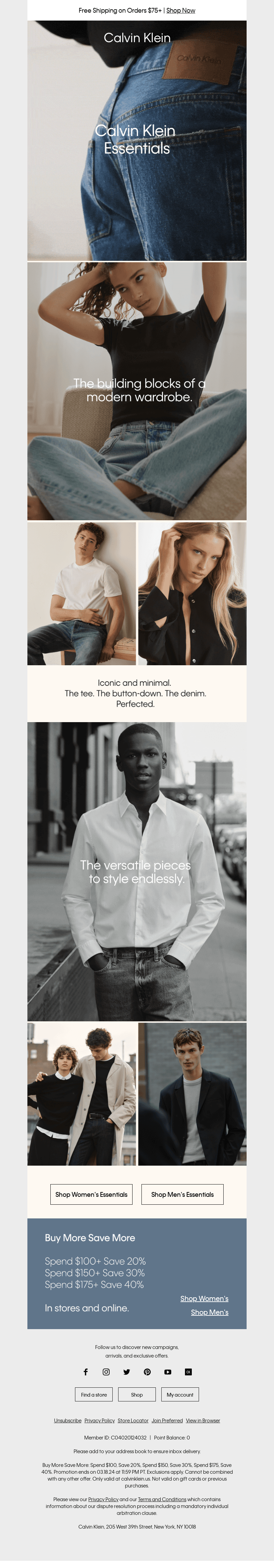 These are Your Calvin Klein Essentials