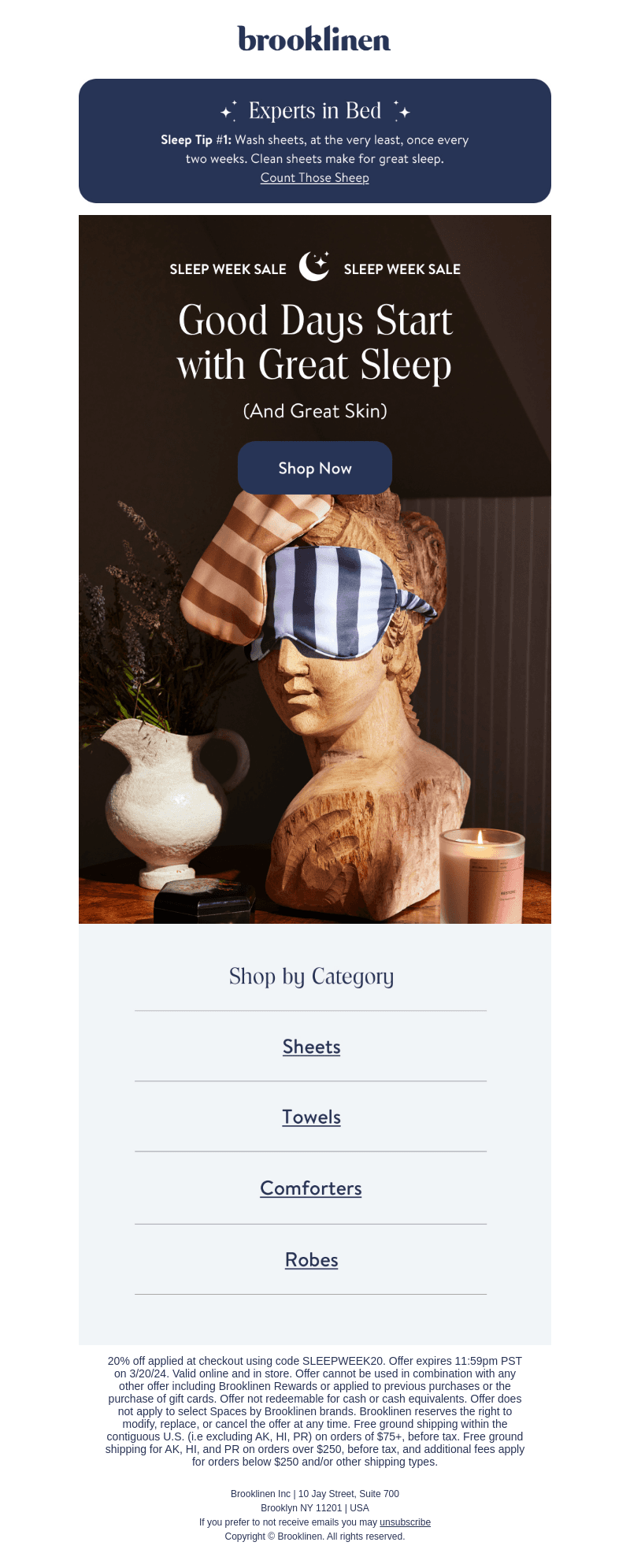 Sleep Week Sale Starts NOW