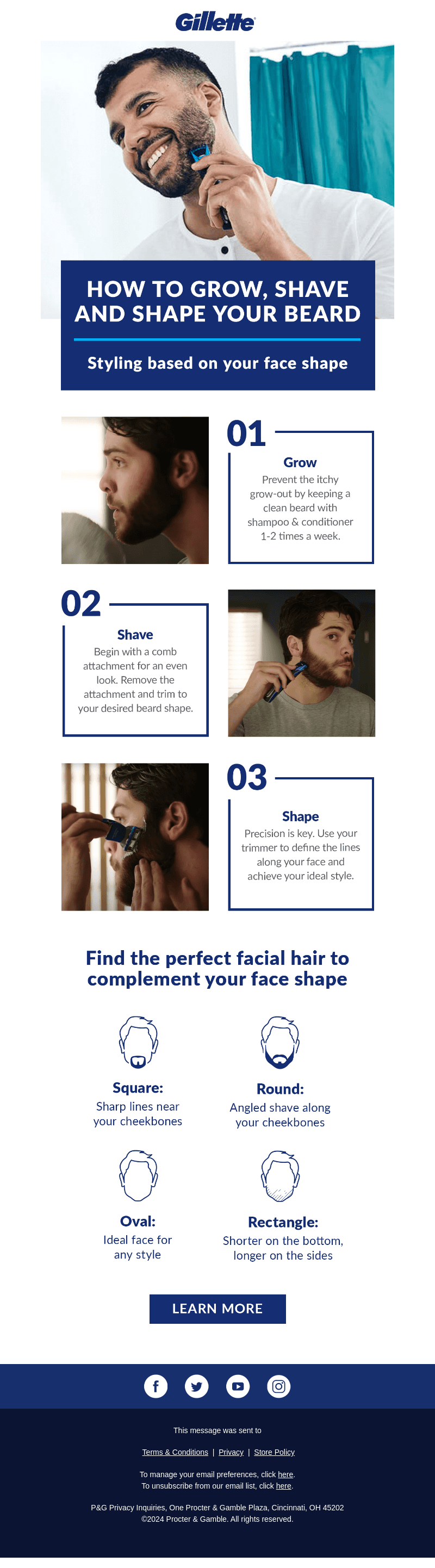 Tips to grow, shave and shape