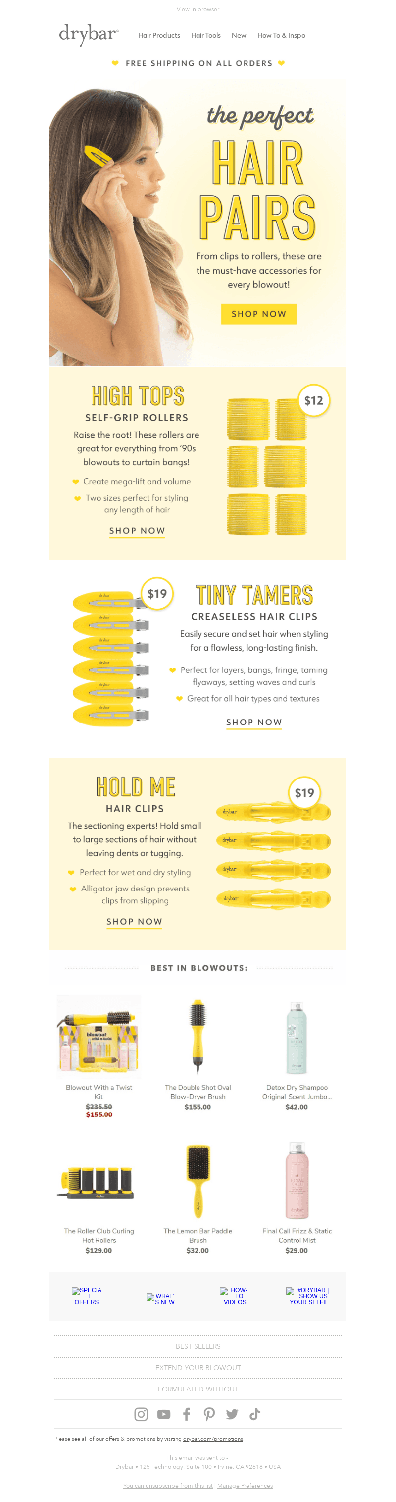 Perfect your blowout with these.