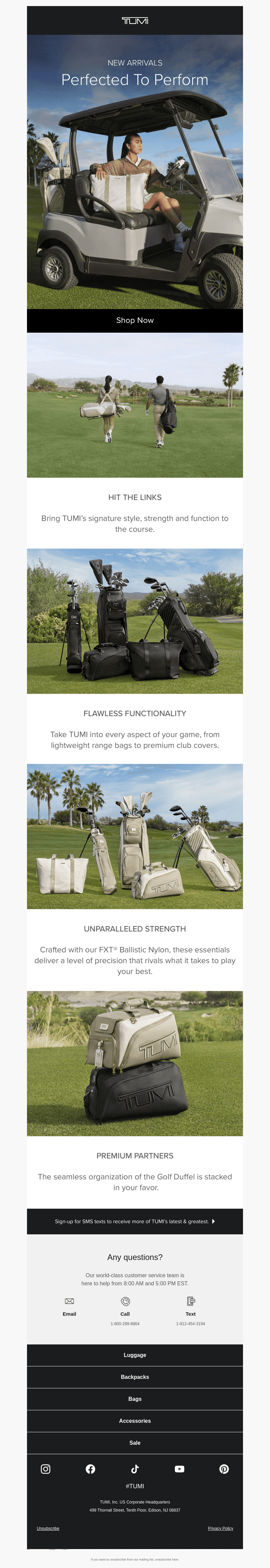 Introducing Premium Golf Bags & Accessories