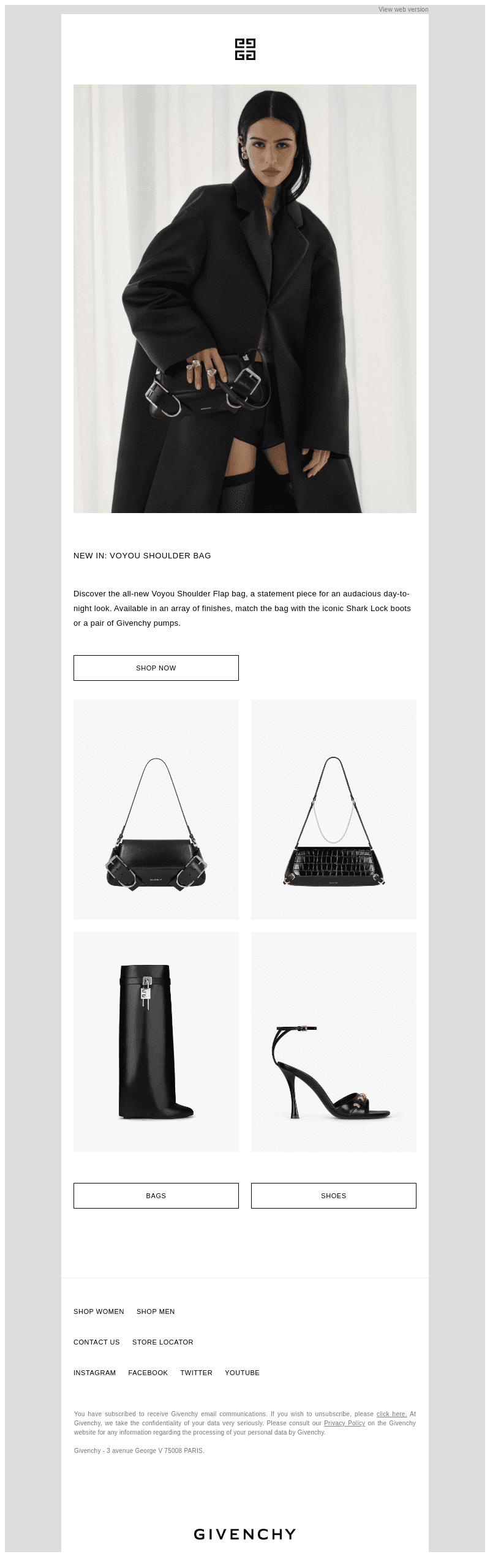 New in: Voyou Shoulder Bag