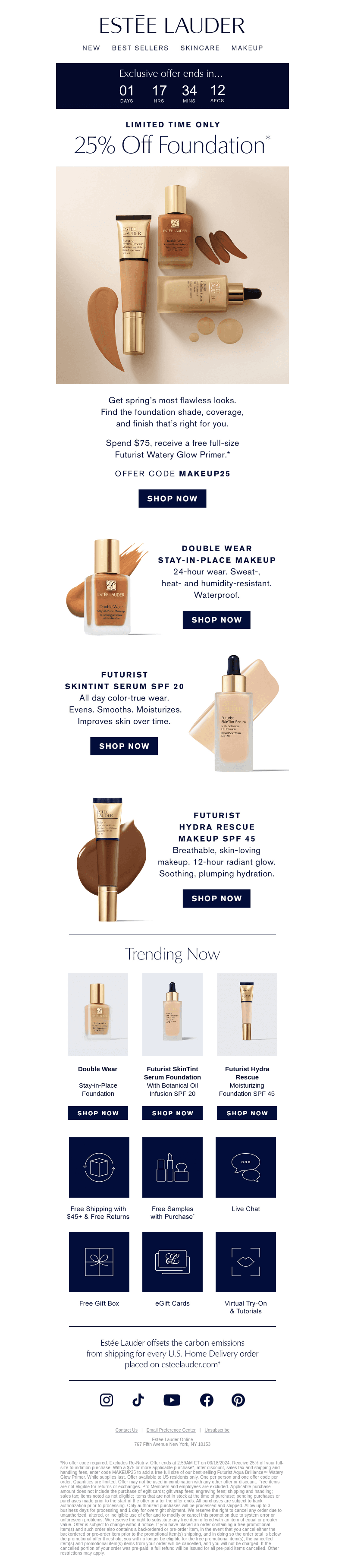 Limited Time ✨ 25% Off Your Spring Foundation