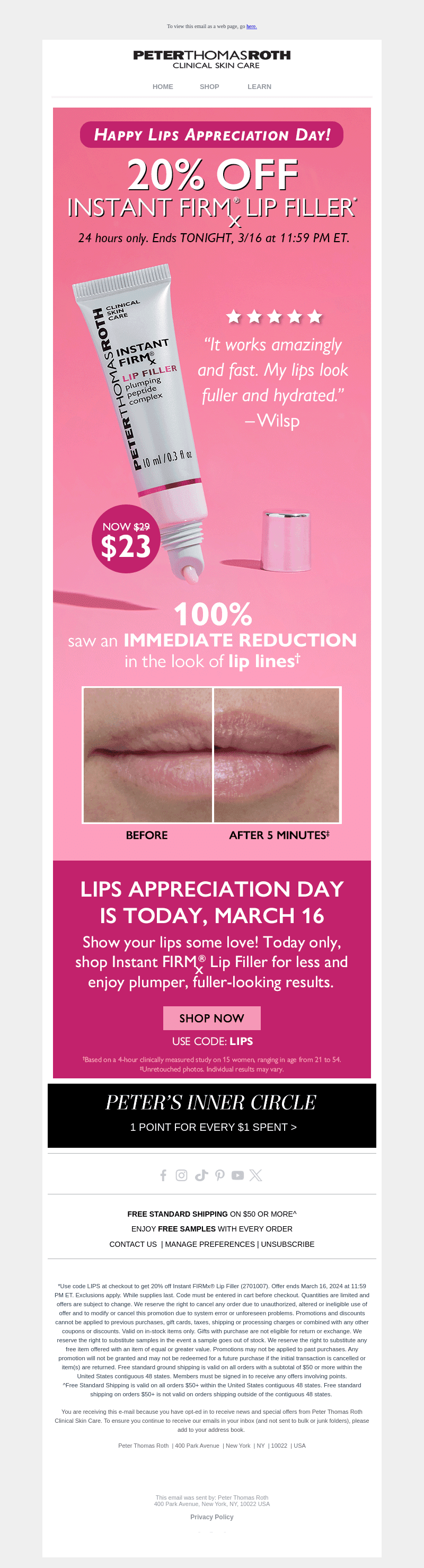 20% OFF Fuller-Looking Lips Is Almost Over