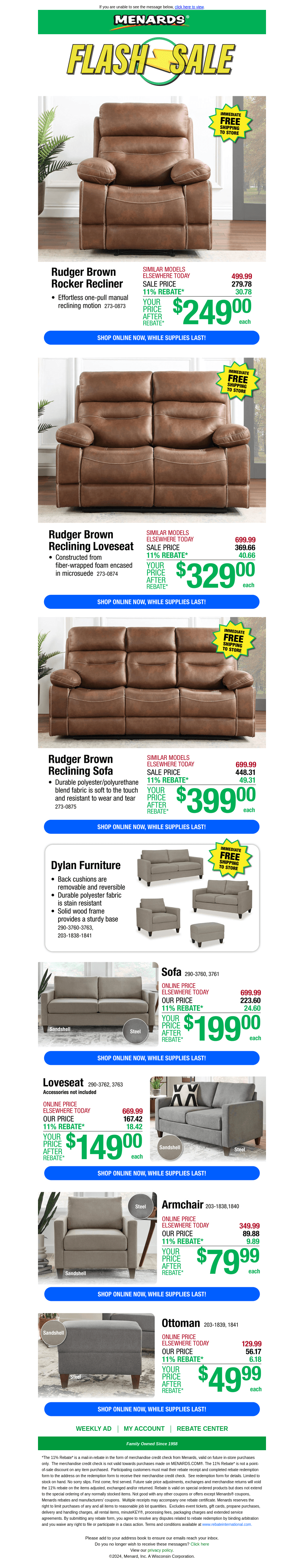 Dylan Armchair ONLY $79.99 After Rebate*!