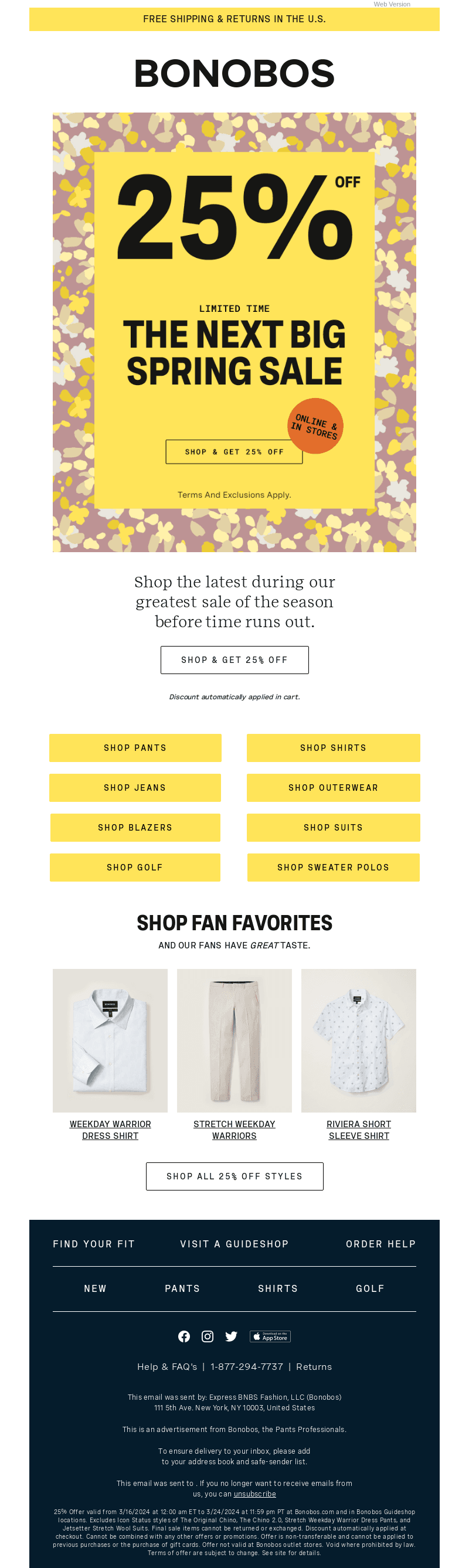 Get 25% Off Before the Shot Clock Runs Out