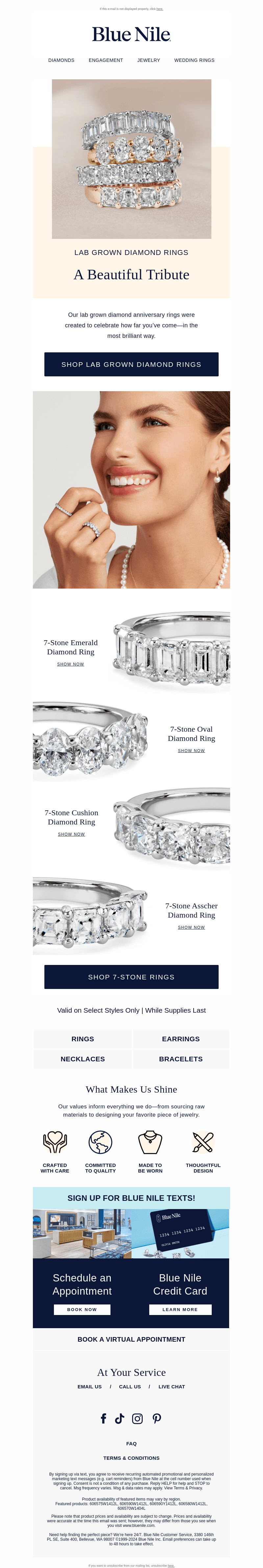 Lab Grown Diamond Rings in Every Shape