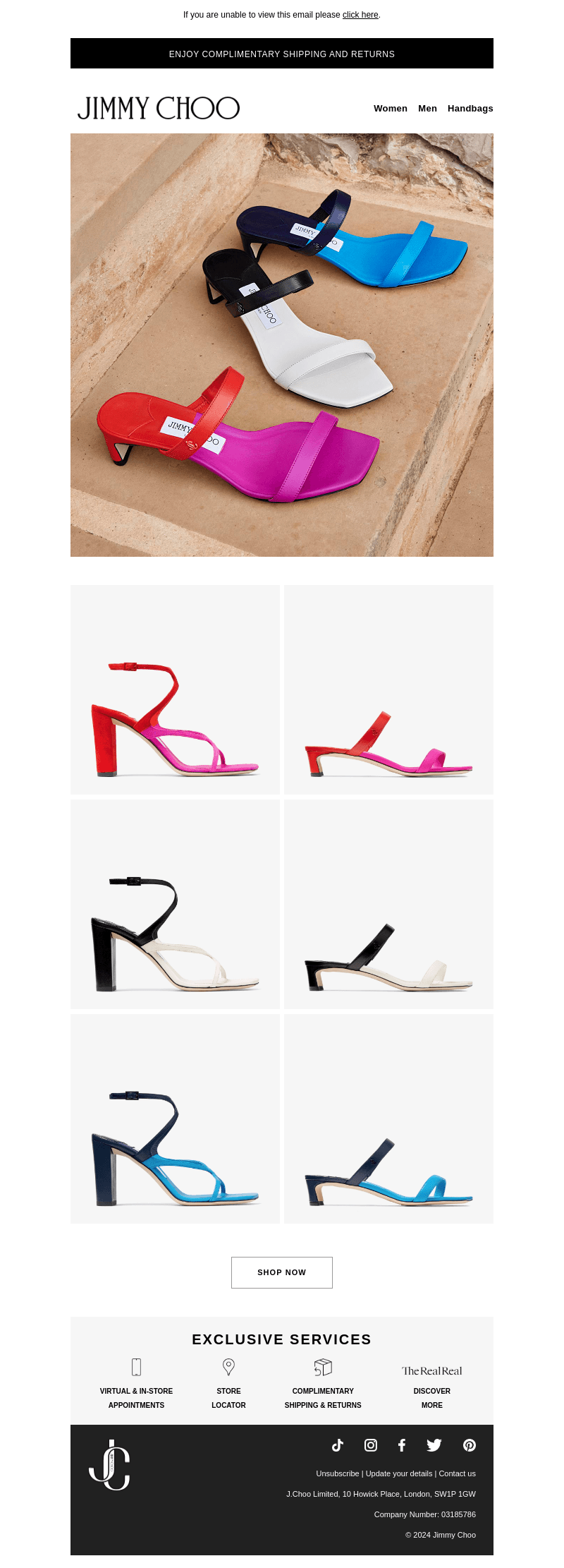 Color-Pop Sandals