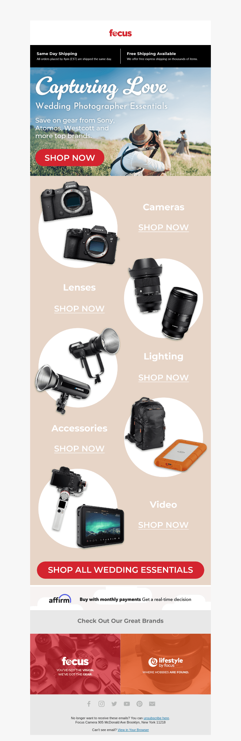 Focus Camera email from Thu, Mar 21, 2024