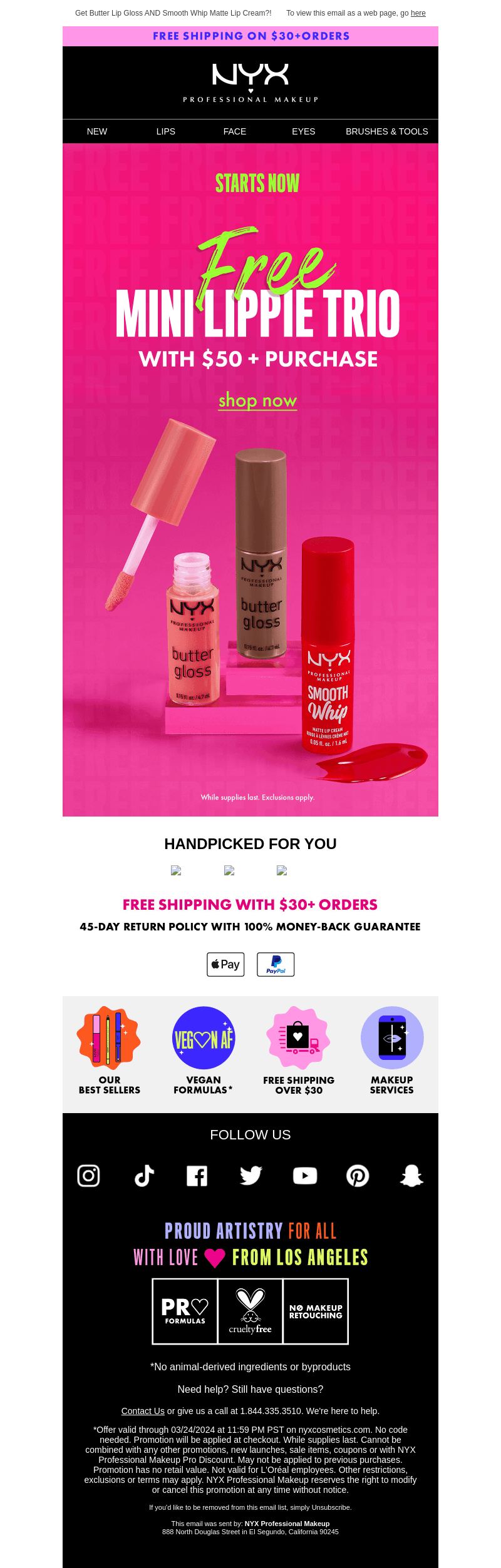 Free mini lippie trio inside! 👀