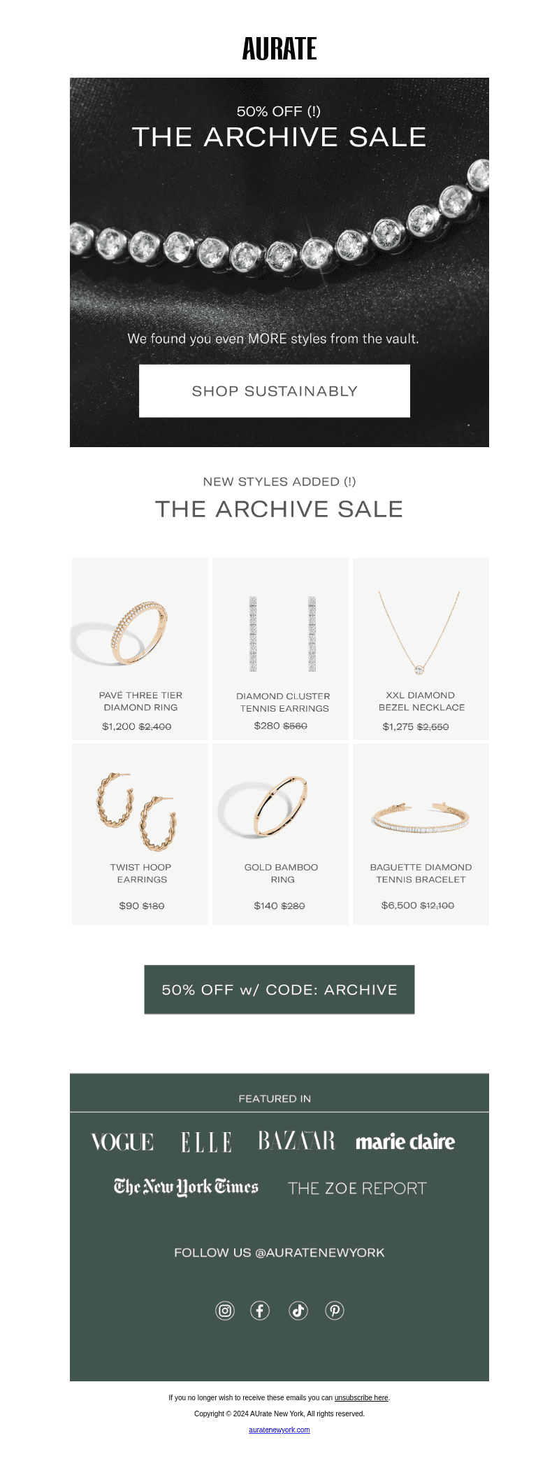 50% OFF & ALMOST GONE