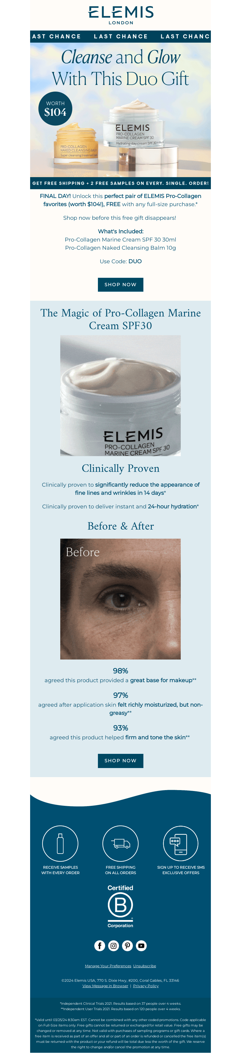 LAST DAY: Free Pro-Collagen Gift