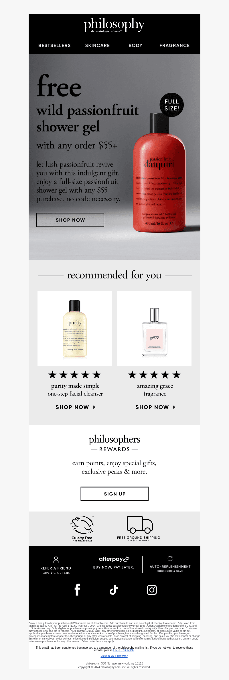 How Does A *Free* Shower Gel Sound?