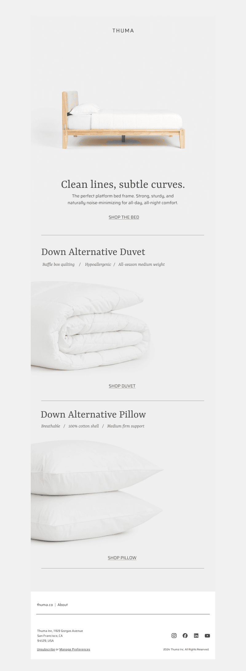Superior materials, premium comfort.