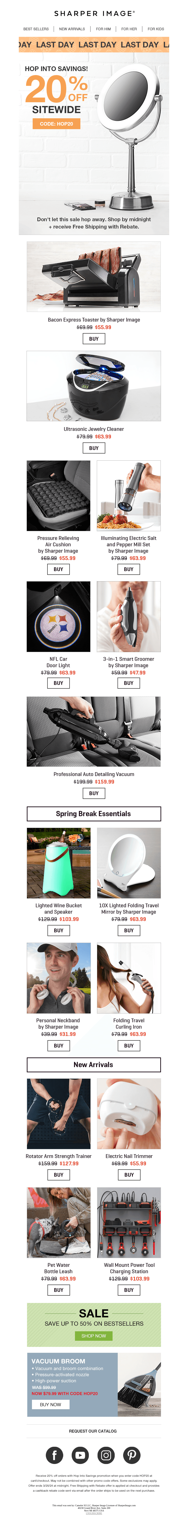 Final Call: 20% off Sitewide
