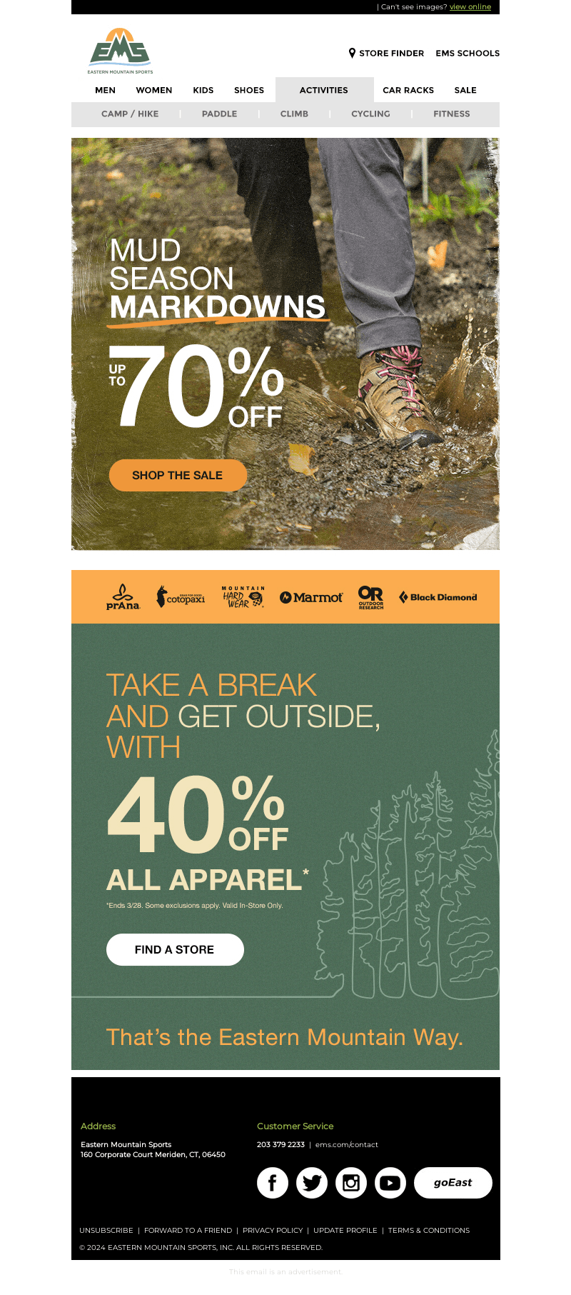 Mud Season Markdowns Up to 70% OFF