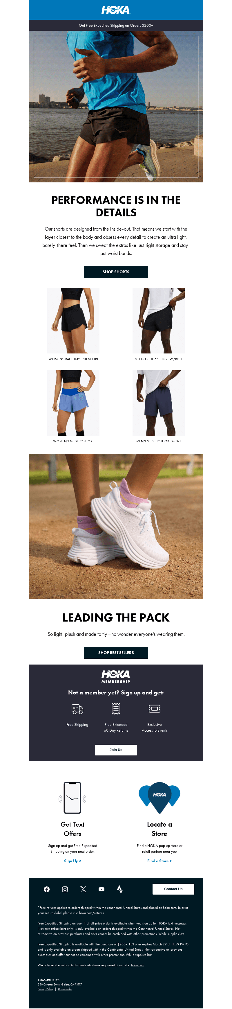 Meet our run shorts