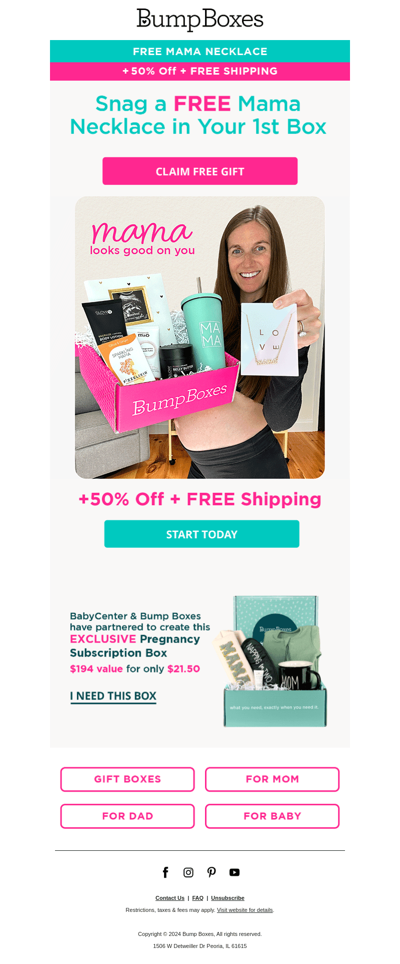 Your FREE MAMA NECKLACE ($30 value) is waiting!