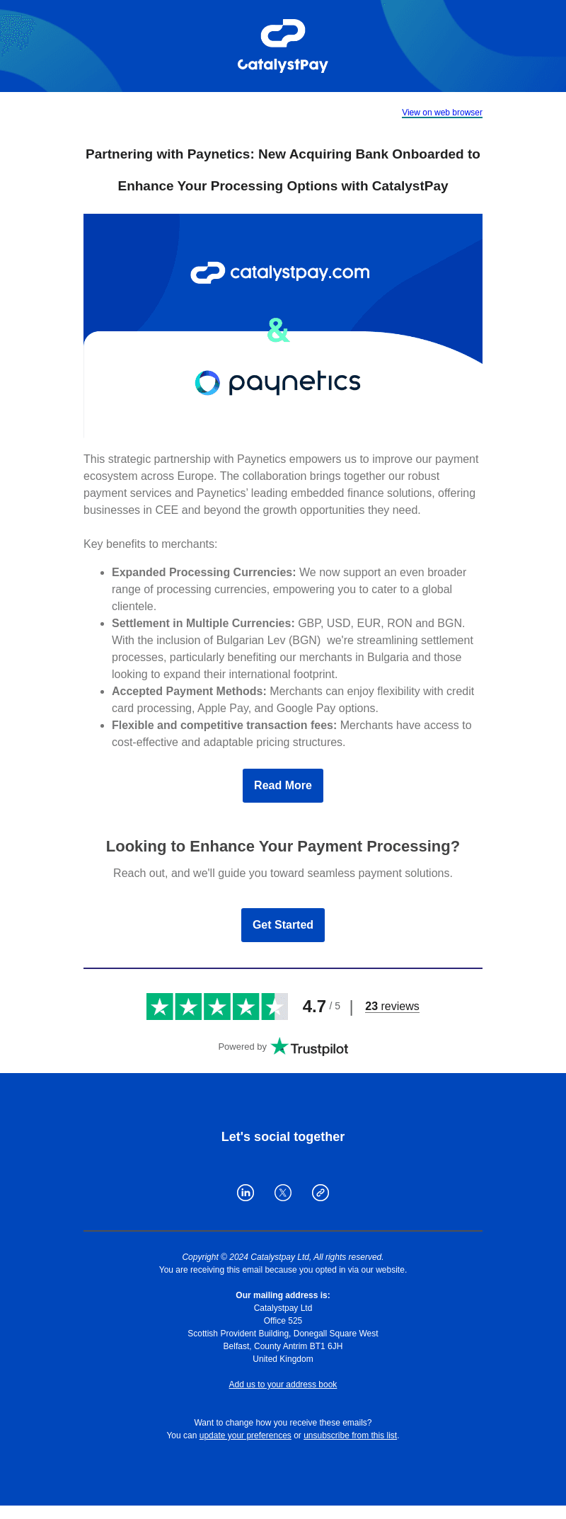 Catalyst Commerce email from Thu, Apr 4, 2024