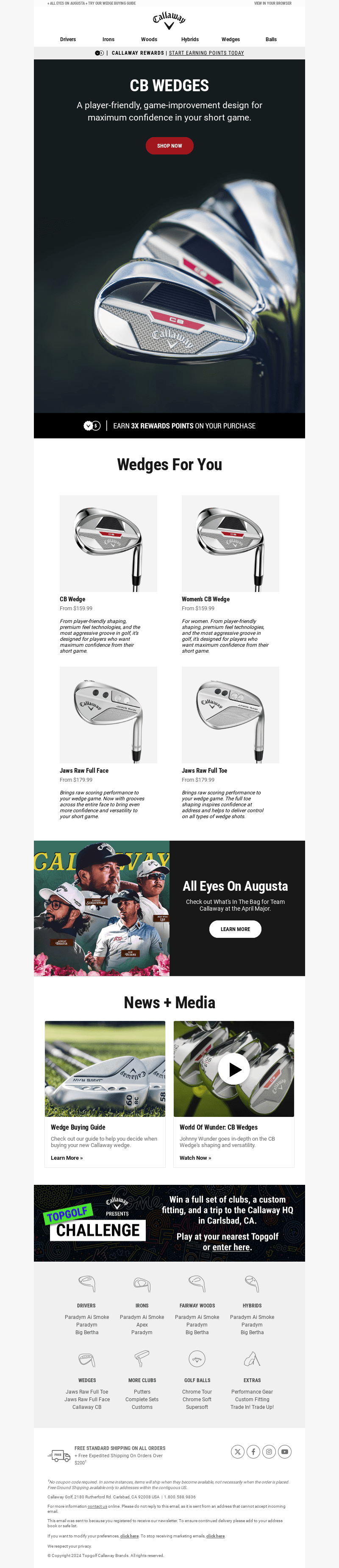 Versatility Has Never Played Easier | Callaway CB Wedge