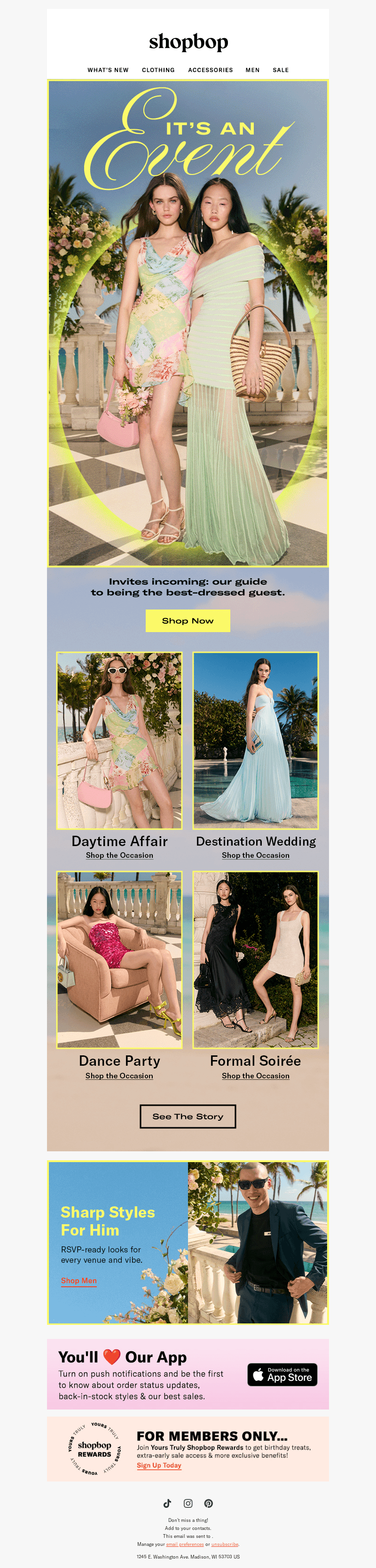 Event-ready dresses worth the invite