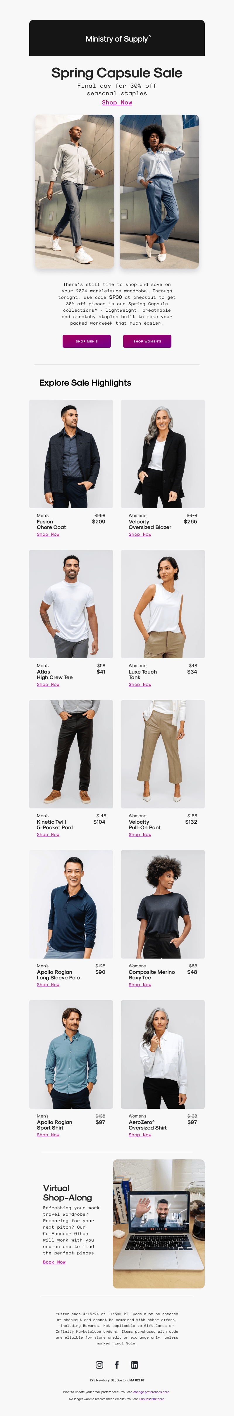 FINAL DAY for 30% Off