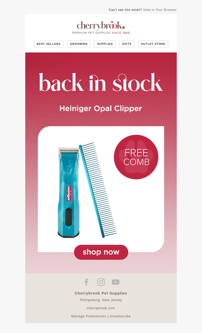 Heiniger Opal: Back In Stock!