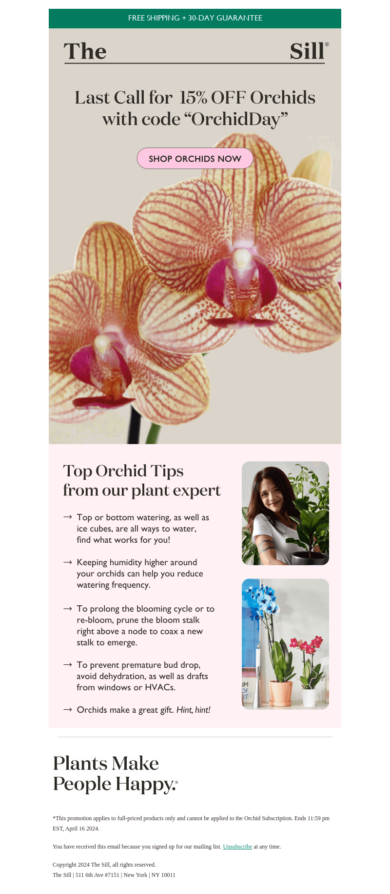15% OFF Orchids Ends Tonight!