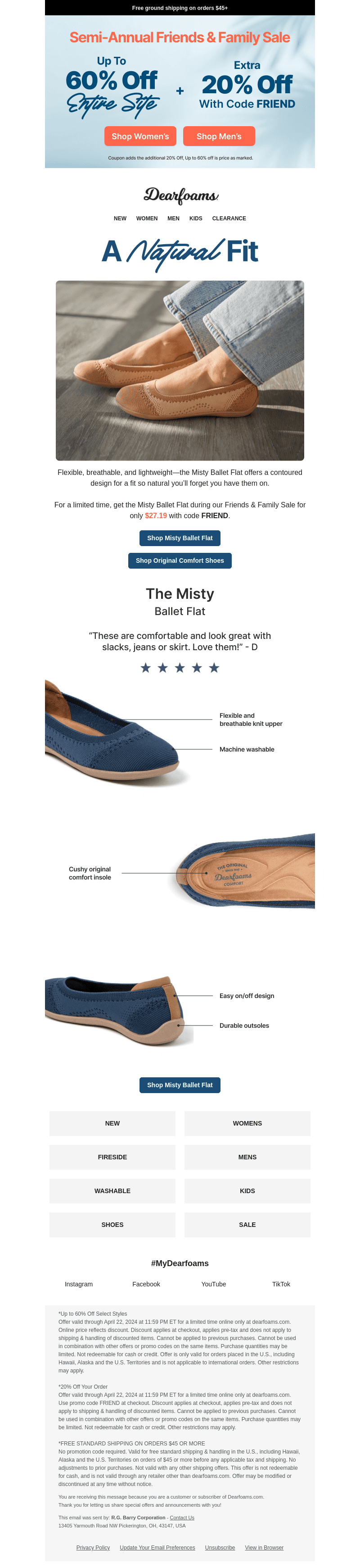 Comfortable & Stylish 💙 $27.19 Misty Ballet Flat