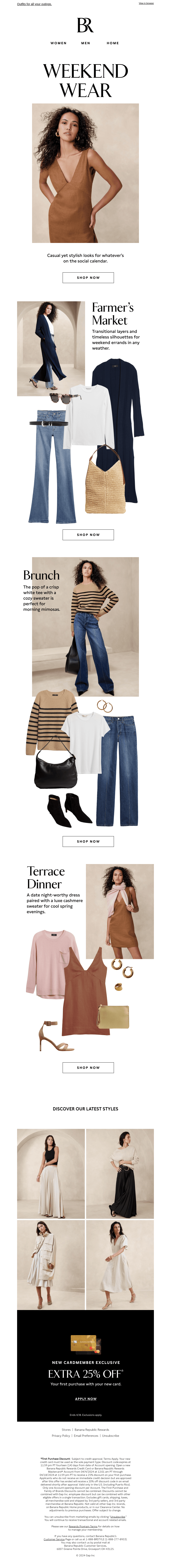 Easy weekend-ready looks