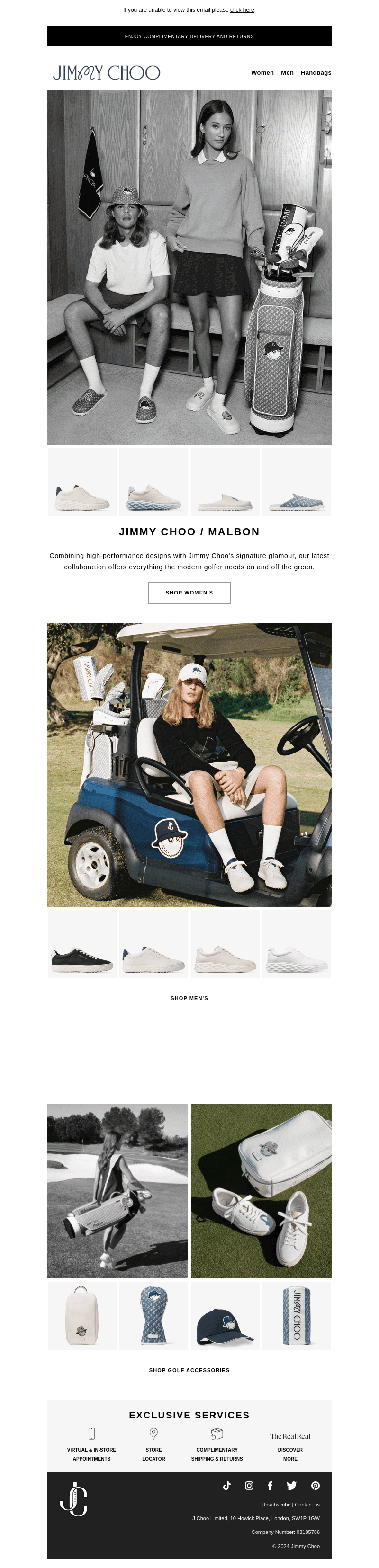 Jimmy Choo Goes Golfing