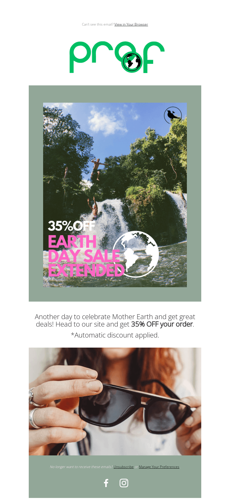 Proof Eyewear email from Tue, Apr 23, 2024