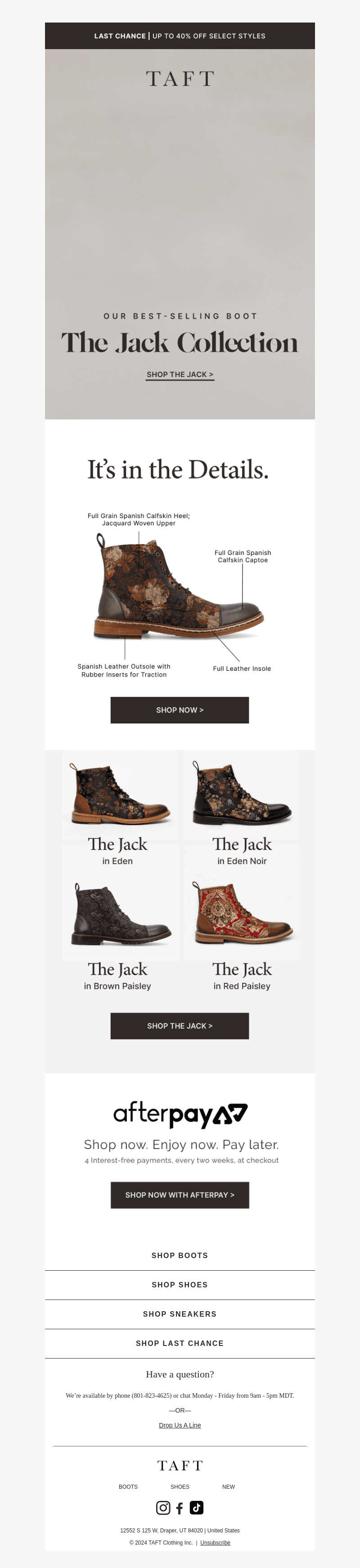 The Jack Collection | Elevate Your Boot Game