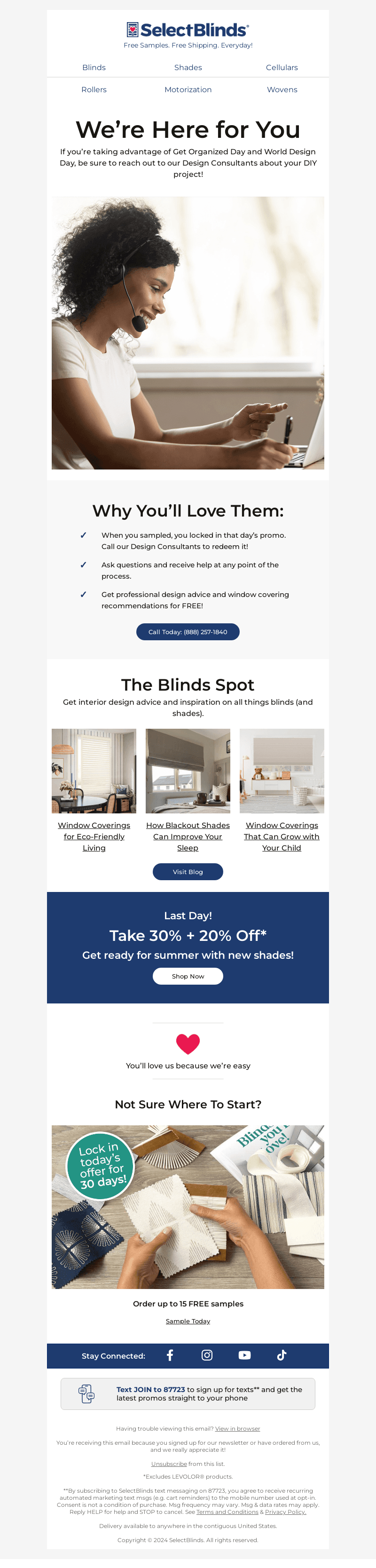 Last Day to Take 30% + 20% Off!*