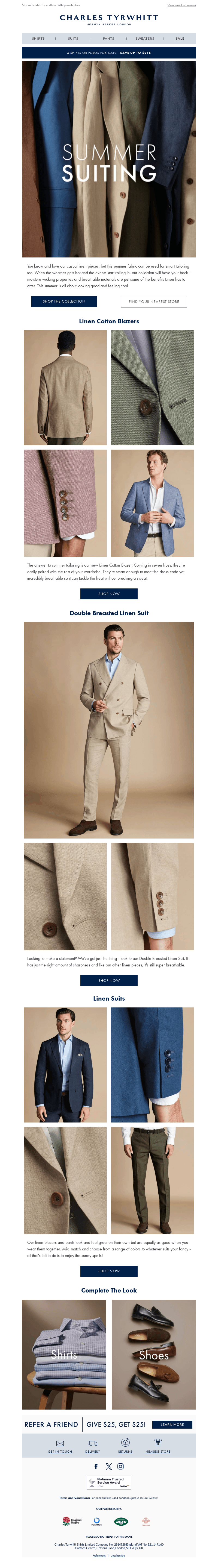 Smart Linen Tailoring
